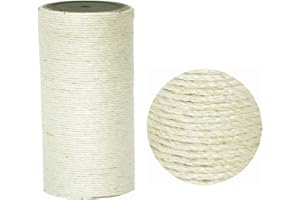 nanook Poteau de Rechange pour Arbre à Chat/Poteau en sisal de Rechange - 9 cm Ø - Longeur 25 cm - Filetage M8