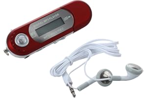 Fransande 8G Clé USB Lecteur MP3 Walkman Rouge