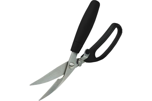 MasterClass - Ciseaux à Viande / Volaille en Acier Inoxydable, avec Poignées Souples, 24 cm (9,5")
