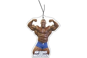 CME.PROMO 2x Markus Rühl – Nur Fleisch macht Fleisch Duftbaum Auto lustig, Auto Duftspender, Duftbaum Auto tuning, car air freshener, Duftanhänger Auto, Duftbaum Set Auto