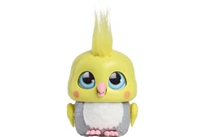 ust Play Chirps plysch FurReal kakadua, interaktiv leksak som mäter 8,9 cm hög, leksaker för barn från 4 år och uppåt
