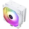 Thermalright Assassin King 120 SE White ARGB CPU Air Cooler, 5 Heatpipes, TL-C12CW-S PWM Quiet Fan CPU Cooler with 1550RPM Speed, for AM4/AM5/Intel lga1150/1151/1200/1700/1851,148mm High PC Cooling