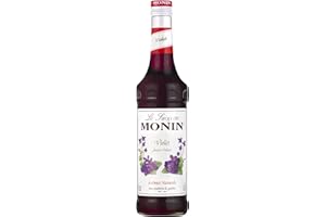 MONIN - Sirop de Violette pour Prosecco, Vin Rouge et Vin Blanc - Arômes Naturels - 70cl