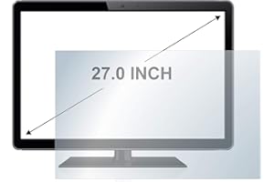 upscreen 27" Protection Ecran Anti-Reflet pour Ordinateur tout-en-un avec 27,0 pouces (68.7 cm) [598 mm x 336 mm, 16:9] Film Protection Mat