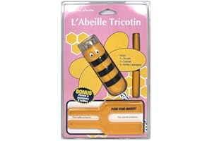 BERGERE DE FRANCE Bergère de France 68876 Tricotin Abeille avec Forme à Pompon Plastique Jaune 10,5 x 0,02 x 0,02 cm