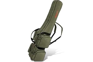 Arapaima Fishing Equipment® Fourreau pour 4, 6 ou 8 Cannes à pêche | Housse de Canne à pêche | Sac de Transport pour matériel et Accessoires de pêche