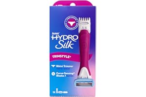 Schick Hydro Silk TrimStyle Moisturizing Razor for Women with Bikini Trimmer
