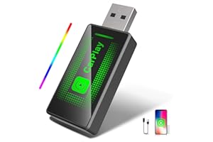 ZKJAYOE Wireless Carplay Adapter Kompatibel mit VW Toyo AUD MZD Mitsu und Mehr, USB Dongle für OEM Wired CarPlay, 5.8Ghz Wireless Apple Carplay Stick 2024 Upgrade