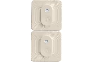 Shelly Blu H&T Ivory | 2er Pack | Bluetooth-gesteuerter Temperatur- und Luftfeuchtigkeitssensor | Spritzwassergeschützter und Staubdichter | Schutzklasse IP54 | iOS-Android-App | Verschlüsselung