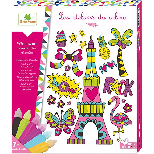 Les Ateliers Du Calme Window Art Décos De Filles Creh513 Loisirs Créatifs - 