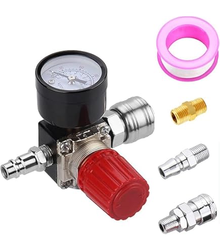 Regolatore Di Pressione Con Manometro E Filtro FIAC - 12 Bar Max, 180 L/min - Per Compressori - Foto 5