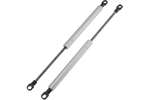 X AUTOHAUX 300mm/11.81" Gas Struts 34lb/150N/15kg Gas Springs Silver Tone Carbon Steel 2 Pcs RV Car Toolbox Lid Storage Box Cover Cabinet Door Cover