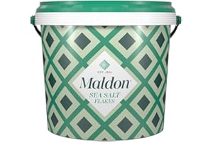 MALDON - Fiocchi di sale marino 1400 g | Fiocchi di sale delicati e croccanti da minerali naturali | Fiocchi di sale marino dal gusto puro. Ideale anche come decorazione per cocktail | Contenuto: 1400