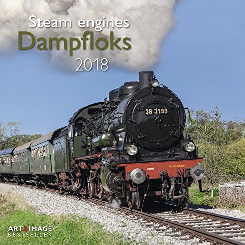 Dampfloks 2018 - Dampflok Kalender, Broschürenkalender, Posterkalender - 30 x 30 cm