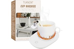 TUKNON Chauffe Tasse de Café,Chauffe-Tasses USB,Chauffe-Tasse Électrique, Chauffe-Tasse, Idéal pour la Saison Hivernale, Utilisé pour Le Thé, Le café, Le Lait, Cadeau de Noël, Cadeau de Nouvel an