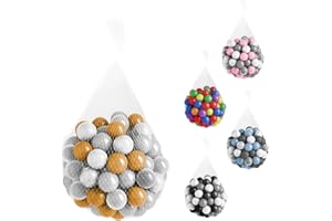 Monsieur Bébé - Sac de 100 balles de Jeu ou de Piscine 5,5 cm - Plusieurs modèles