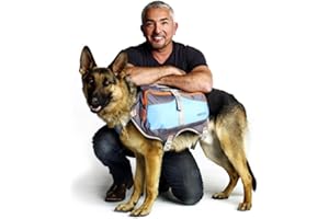 Cesar Millan Grand Sac à Dos Chien Bleu et Gris