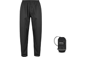 Mac in a Sac Mini Origin II Kid's Packable Waterproof Overtrousers - Boys & Girls Lightweight, Breathable & Windproof Rain Trousers for Wet Weather