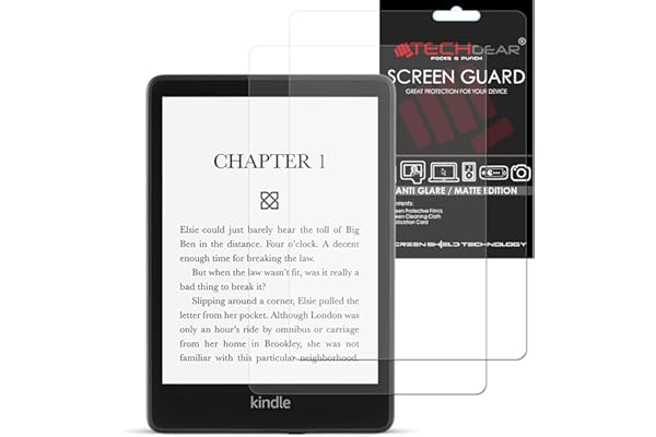 TECHGEAR [2 Pack Film de Protection Écran Anti Reflet Mat Compatible avec Amazon Kindle Paperwhite 5 / Paperwhite Signature/Paperwhite Kids 6,8 Pouces (2021 / 11ème Génération)