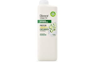 DICORA URBAN FIT Dicora Uf Shower Cream Protein yoga & Cucumber, för kvinnor och män, perfekt för daglig vård, med 750 ml