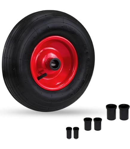 Sawtooth Tread Tire 14 Inch Pneumatic Wheel - 565 Lb Load Rating With ...