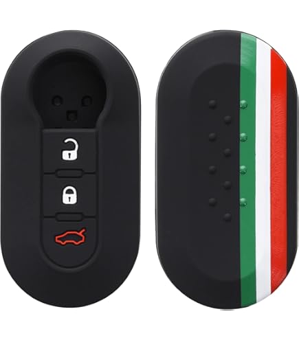Cover Chiave Per Fiat E Lancia - Guscio Tricolore Italia Con Tasti In Gomma, Video Tutorial - Foto 8