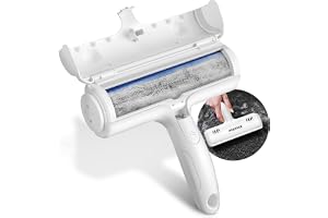 ACE2ACE Pet Hair Remover, Reusable Lint Roller for Cat Dog with Hair-Bin | Self Clean Animal Hair Removal Brush, Auto Collcet Pet Fur from Carpet, Furniture, Rugs, Laundry, Clothes and Bedding, Sofa