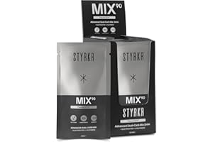 Energy Powder Drink Mix by Styrkr - Pack of 12 Energy Powder Sachets for Cycling & Running - Approved by Endurance Atheletes - 90g of Carbs via Advanced Dual-Carb Formulation - MIX90 12x Pack