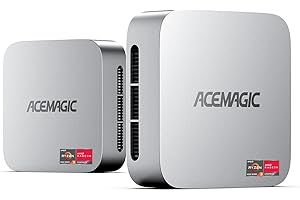 ‎ACEMAGICIAN ACEMAGICIAN K1 Mini PC, AMD Ryzen 4300U Windows 11 Pro Mini PC (bis zu 3,70 GHz),16GB DDR4 256GB M.2 SSD Mini Computer mit RJ45 | 4K Triple Display | WiFi 5 für Zuhause/Büro/Schule