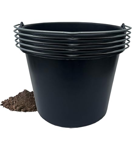 Gartenbehälter 40 Liter – Stabiler Kunststoff-Eimer Mit Griff, Für Bau, Garten & Heimwerken
