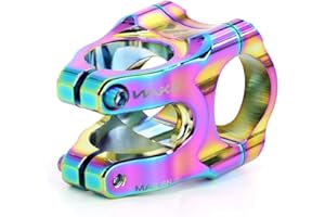 CYSKY 31.8 Potencia 35mm MTB Vástago Corto Manillar Ultra-Ligero CNC Aleación de Aluminio 35mm Abrazadera de Manillar para Bicicleta de Montaña Bicicleta de Carretera BMX Downhill