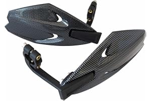 ALCHEMY PARTS Carbone Moto Protège Main Neuf pour 22mm 7/8" Guidon