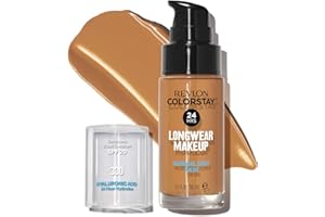 Revlon ColorStay podkład do skóry normalnej i suchej, z ochroną przeciwsłoneczną SPF 20, trwała, bezolejowa formuła (30 ml), 330 Natural Tan