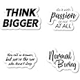 Titu Ki Baatein 4 pcs Value Pack Stickers Motivation Funny Work for Laptop, Vinyl Decals - Cute Artsy Eco Vinyl Decals for Computer, Scrapbook, Luggage