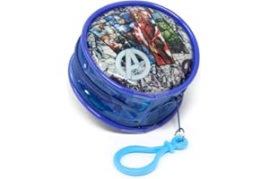 CHARACTEROUTLET Marvel Avengers Childrens Character Round Zipped Coin Purse with Key Clip Licensed