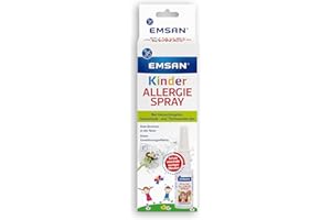 ‎EMCUR Emsan® Kinderallergiespray | Filmbildendes Nasenspray | Spray für die Nase | Bei Heuschnupfen, Hausstauballergie und Tierhaarallergie | 15 ml