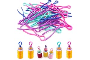 HEATIGO 100 Stück Spulenhalter Spulenfadenhalter, Spulen Faden Spule Klemmen Bobbin Buddies Nähmaschine Zubehör zum Halten von Halten Spule Faden Schwänze Unter Kontrolle Halter für Garnspulen