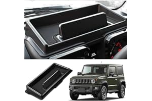Blueshyhall Boîte de Rangement pour Tableau de Bord de Voiture pour S-uzuki Jimny JB64 JB74, Organisateur Tapis pour Jimny 2019 2020, Support de Téléphone Mobile de Voiture, pour Console Centrale