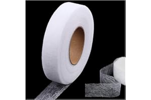 AILIVER Cinta de dobladillo para planchar, 60 metros, ancho de 20 mm, cinta de dobladillo para planchar, resistente al lavado, para empalmar telas, pantalones, cortinas, ropa