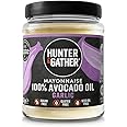 Hunter & Gather Garlic Avocado Oil Mayonnaise 250g | Seed Oil Free I Made with Pure Avocado Oil & British Free Range Egg Yolk | Paleo, Keto, Sugar and Gluten Free Avocado Mayo