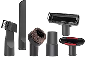 ABOVE ZERO Accessori Aspirapolvere, Spazzole per Aspirapolvere, Kit di Ugelli per Pulizia per Aspirapolvere Compatibile con Aspirapolvere 32mm e 35mm, 6 Pezzi