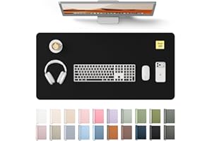 YSAGi Mouse Pad, Large Mousepad, Leather Office Desk Mat ... - 39 ريال