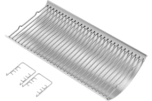 SafBbcue 27 Zoll Aschekasten Ersatzteile für Char-Griller 1224 1324 2121 2222 2727 2828 2929 Ersatzteile Char-Broil 17302056 Kohlepfanne / Kohlewanne mit Feuerrostaufhängung - Edelstahl