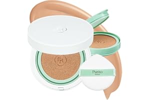 PURITO SEOUL Wonder Releaf Centella BB Cushion #23 Natural Beige Fond de teint, coréen Centella, maquillage longue tenue, couverture impeccable, K-Beauty, 15 g, 0,52 fl.oz