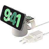 Belkin BoostCharge Pro 2'si 1 Arada Kablosuz Şarj İstasyonu