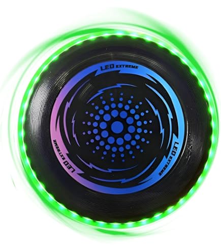 Disco Volante LED TOSY - 175 G, 16 Milioni Di Colori RGB, Ricaricabile USB-C, Modalità Intelligenti, Per Giochi All'aperto E Regali