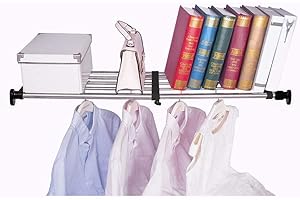 Hershii Ripiani Regolabili Pareti Divisorie per Armadi Ripiani Portaoggetti A Scomparsa per La Casa Nessuna Perforazione