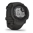 Garmin Instinct 2 Solar – GPS-Smartwatch mit unendlicher Akkulaufzeit im Smartwatch-Modus, über 40 Sport-Apps, Smart Notifica