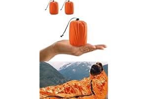 HONYAO Sac de Couchage de Survie, Sac de Couchage d'urgence, Bivvy de Survie Léger Camping en Plein air Randonnée, Couverture de Survie