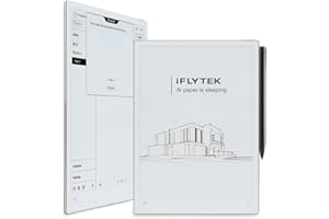 iFLYTEK AINOTE 2, 10.65" Large Screen Paper Tablet, 4.2mm Ultrathin Note Taking Tablet with Stylus Pen, Supports AI Voice-to-Text Transcription &16-Language Transcription